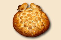Chleb ozdobny duży #3