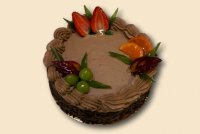 Tort okrągły czekoladowy (krem na bazie śmietany) #4